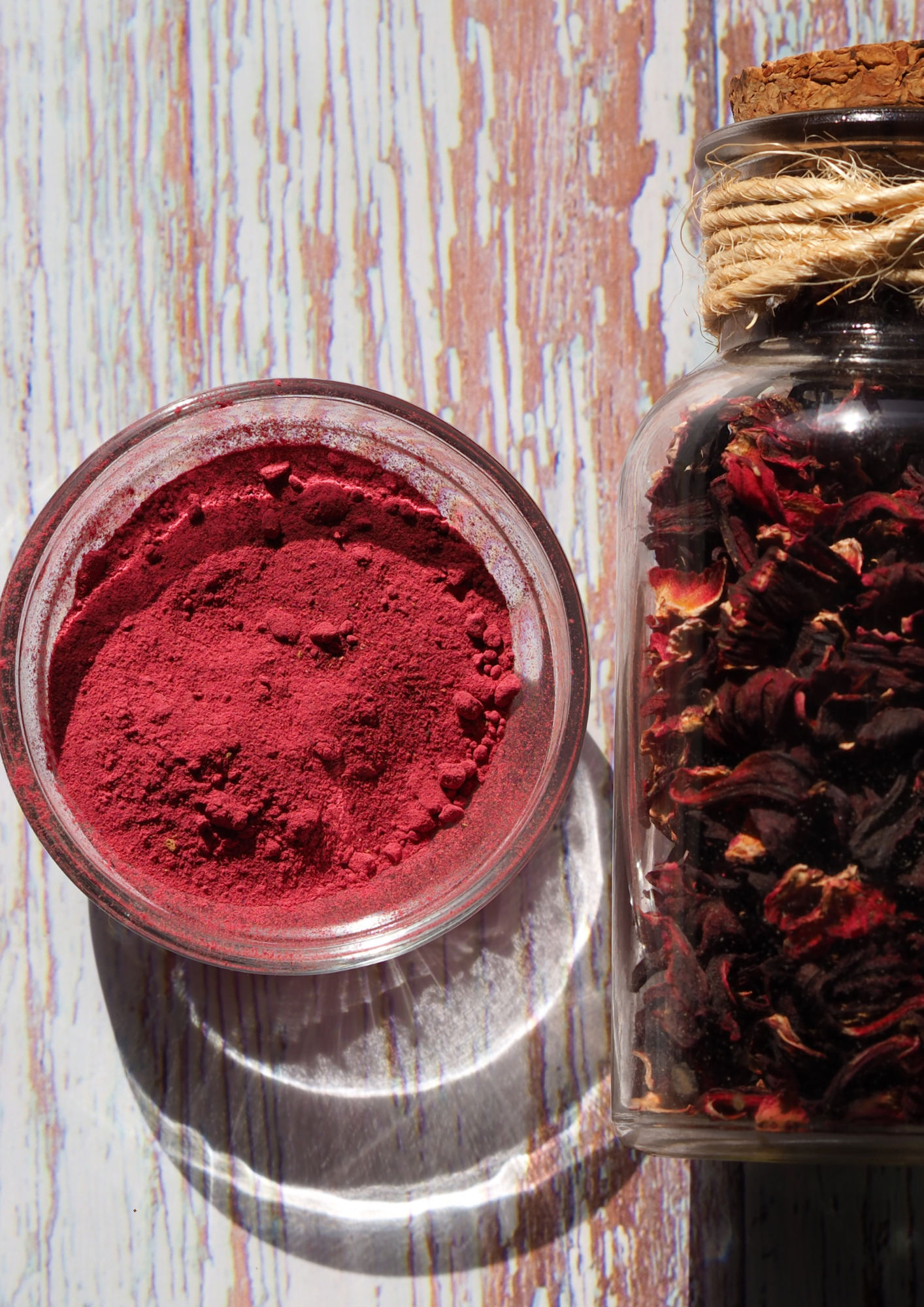 POUDRE D'HIBISCUS -BISSAP 100% BIO ET NATURELLE - 200g